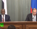 Пресс-конференция по итогам встречи глав МИД России и Судана