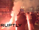 Протесты в Афинах вылились в столкновения с полицией