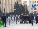 Харьков утром 8 апреля после штурма здания администрации милицией