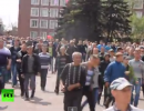 В Енакиево прошел митинг сторонников федерализации