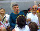 Национал-предатель Немцов стал героем фашистского шествия в Одессе