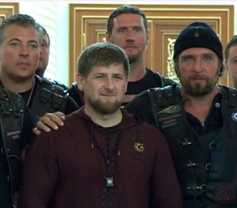 Рамзана Кадырова приняли в мотоклуб «Ночные волки»