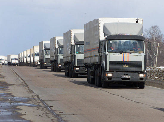 Украинские таможенники начали досмотр гуманитарного конвоя