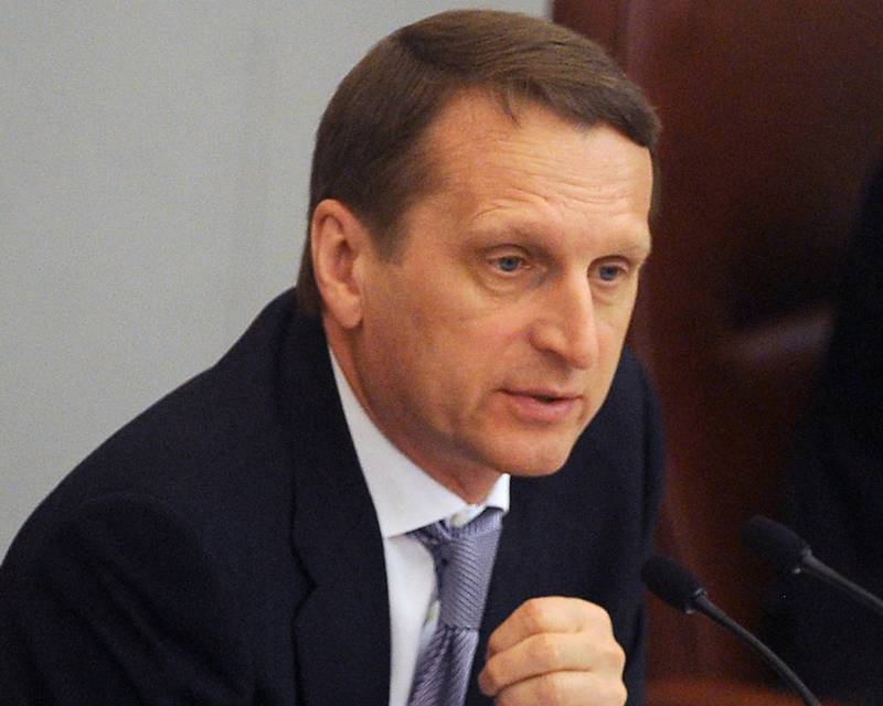 Сергей Нарышкин: украинский кризис создает серьезное напряжение в Европе