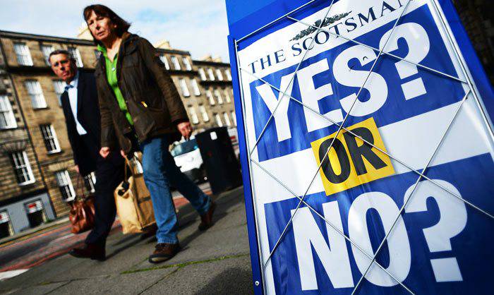 На референдуме о независимости шотландцы решают судьбу всего Евросоюза