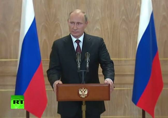 Пресс-подход Владимира Путина по итогам саммита АСЕМ