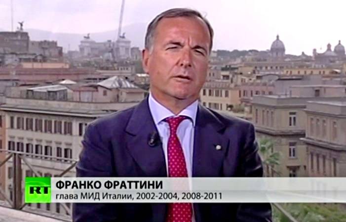 Интервью c экс-главой МИДа Италии Франко Фраттини