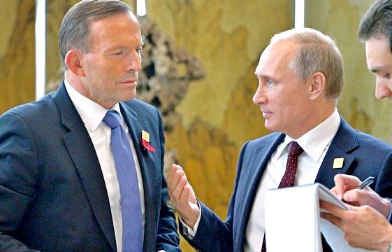 WP: В споре с Эбботом австралийцы ставят на Путина