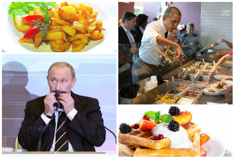 Huffington Post: картошка Путина затмила вафли Обамы