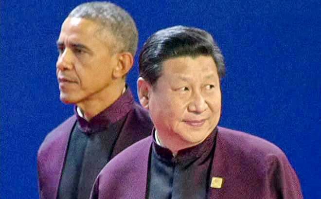 Бесконтактное карате Обамы и Си Цзиньпина