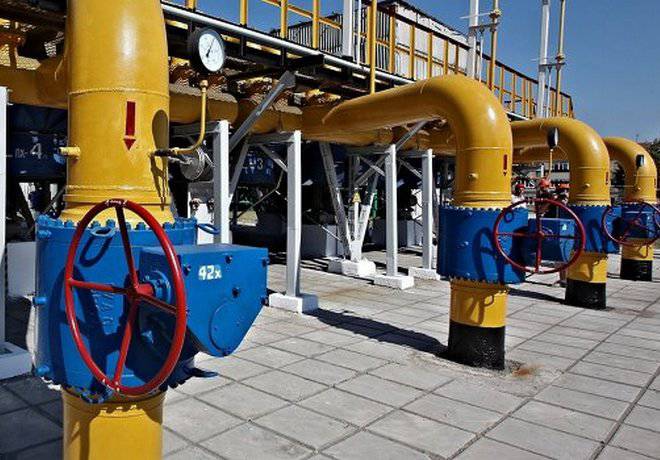 Украина начала отбирать российский газ
