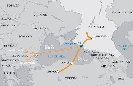 МИД РФ: Москва не сомневается, что газопровод в Турцию будет построен