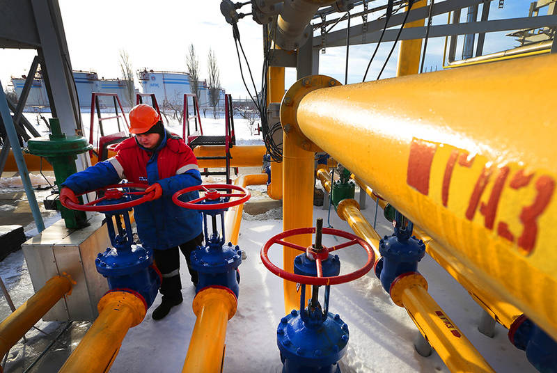 Газ уходит в Донбасс