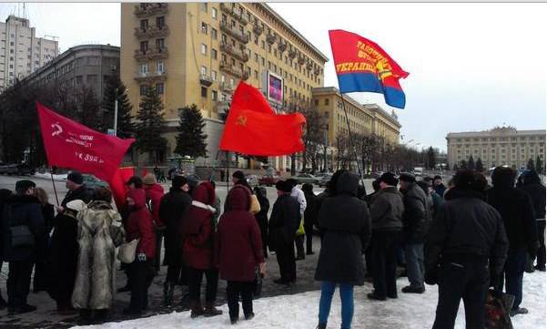 В Харькове на митинге призвали возродить СССР