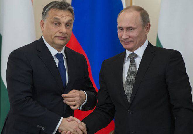 Запад думает, что союз Путина и Орбана зашел слишком далеко