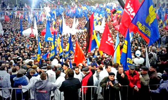 «Евромайдан» проходит в центре Киева