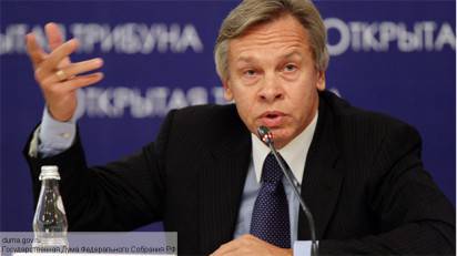 Пушков: даже Запад считает политику Украины экономическим суицидом