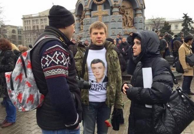 На марше памяти Немцова в Москве задержан депутат Рады Гончаренко