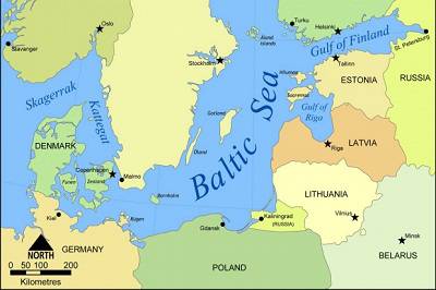 Не та карта Прибалтики