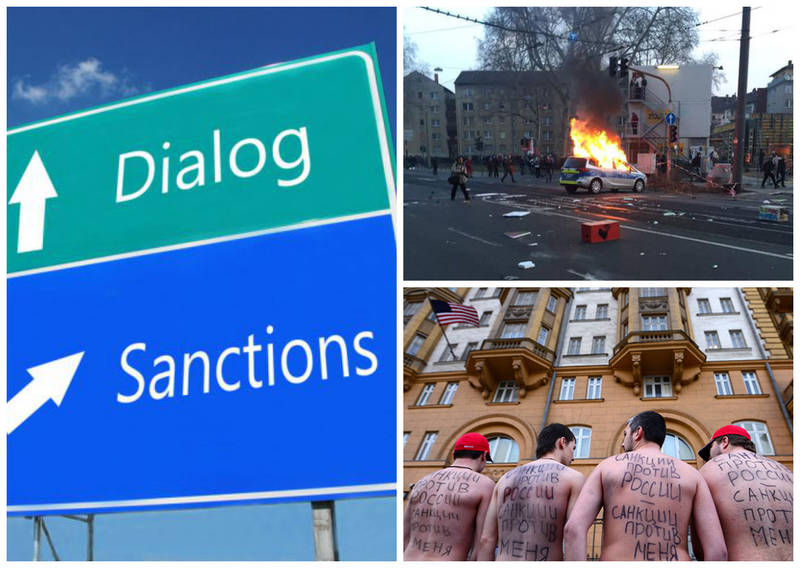 Слезы Европы, единство россиян и мировые протесты. Санкции - год спустя