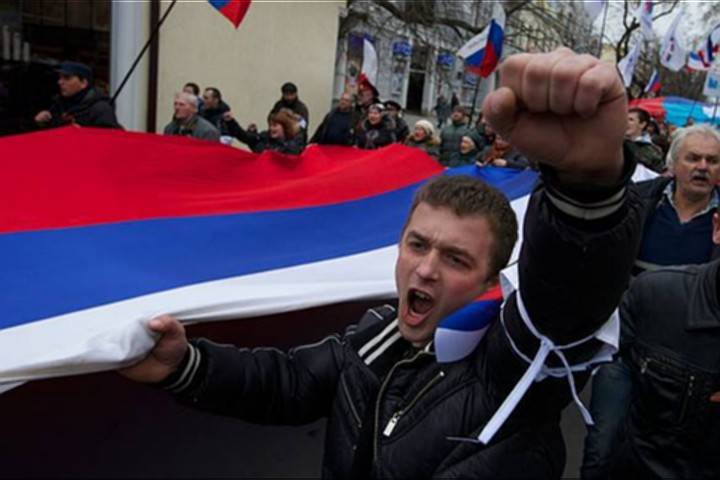Демонстрация в честь вхождения Крыма в состав России прошла в столице Швейцарии