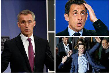 НАТО выдыхает, Греция шантажирует, Саркози празднует. Обзор западных СМИ