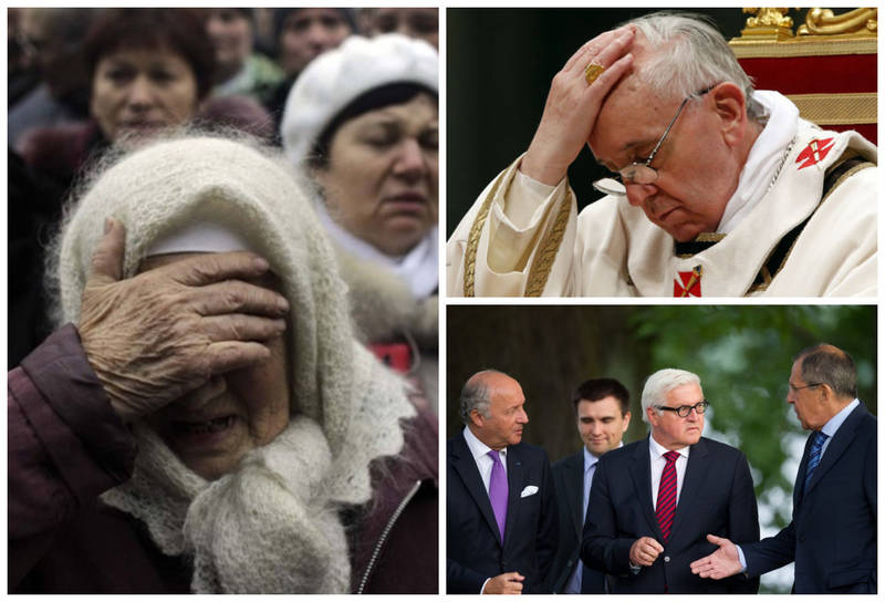 Беженцы и бюрократия, "нормандская четверка" и скандал вокруг Папы Римского. Обзор западных СМИ