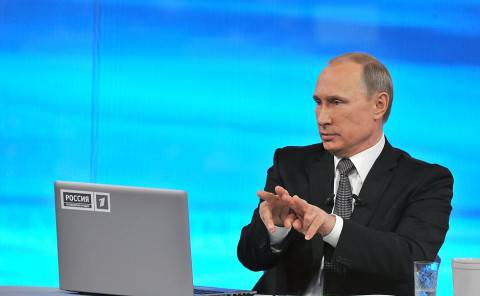 Контент-анализ речи Путина: Украина – в или на?