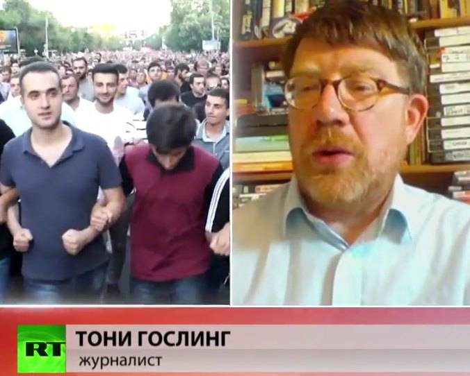 Тони Гослинг: США попытаются превратить протесты в Ереване в нечто большее