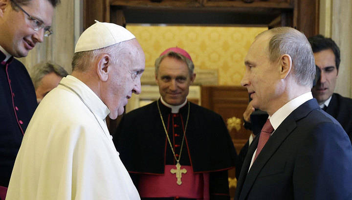 Папа Римский признал Путина миротворцем