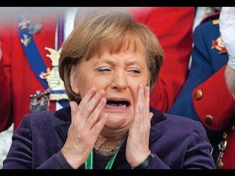 Ангела Меркель и картина маслом «Слепые»