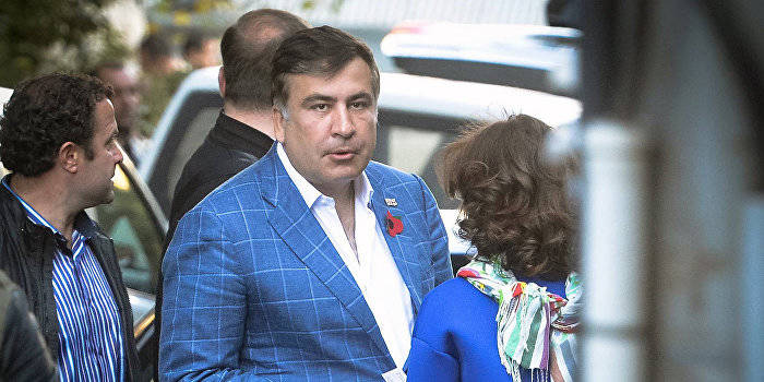На Саакашвили в Чернигове напал нардеп Филатов