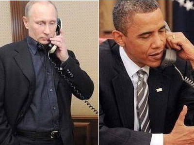 Обаму воодушевил звонок Путина Обаму воодушевил звонок Путина