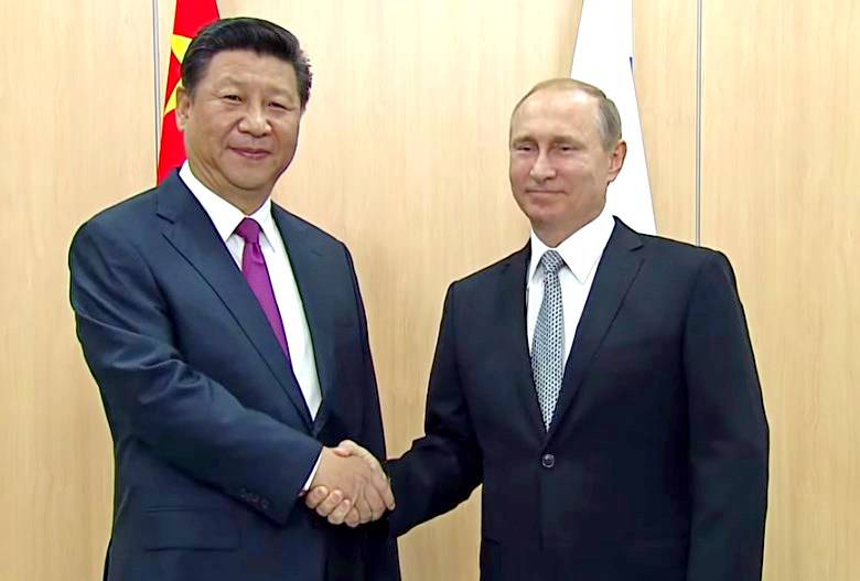Беседа Владимира Путина с председателем КНР Си Цзиньпином