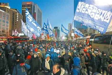 Всеобщая забастовка пройдёт в Южной Корее