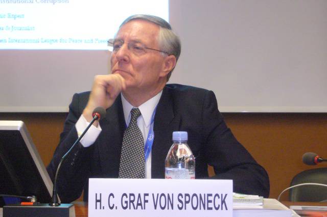 Ханс фон Шпонек настаивает на необходимости изменений в ООН