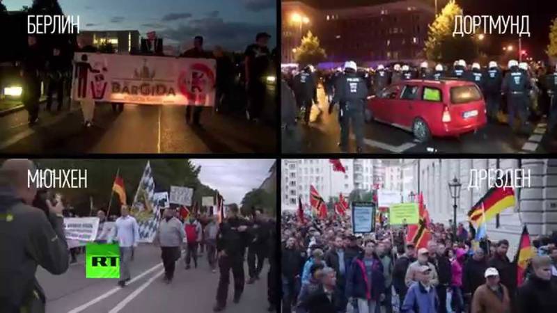 В Германии начались массовые беспорядки в связи с наплывом беженцев