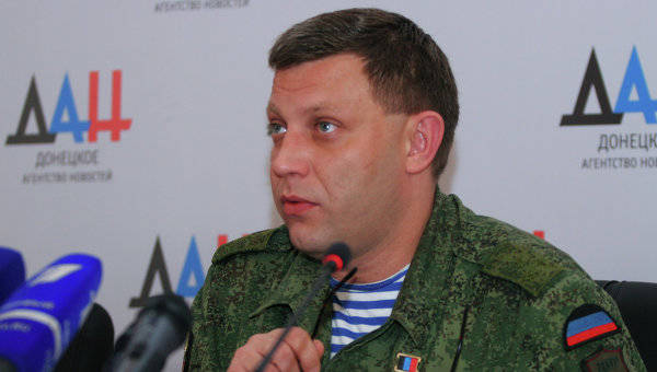Захарченко: внеся в список санкций, Порошенко признал меня главой ДНР Захарченко: внеся в список санкций, Порошенко признал меня главой ДНР