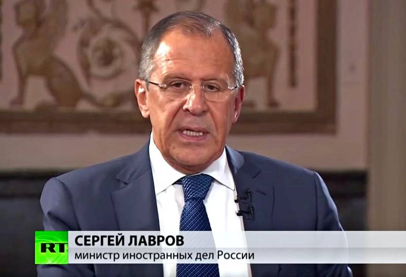 Министр иностранных дел РФ Сергей Лавров дал эксклюзивное интервью