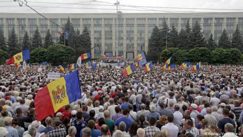 Протесты в Молдавии