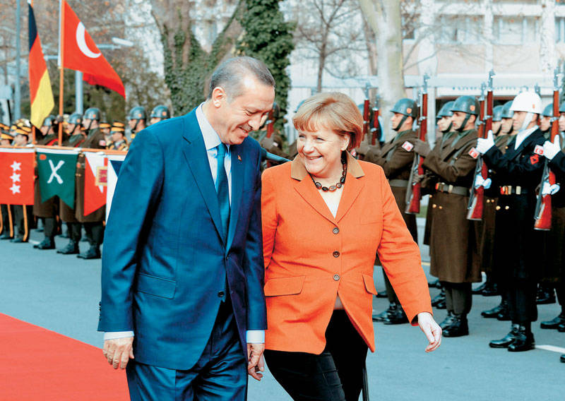 Меркель в гареме у Эрдогана