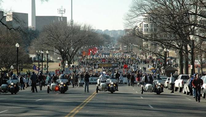 В Вашингтоне прошёл крупнейший митинг афроамериканцев