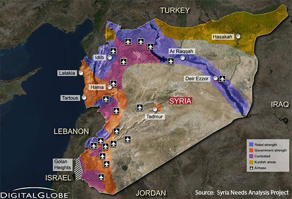 США предлагают решить проблемы Сирии разделом её на анклавы