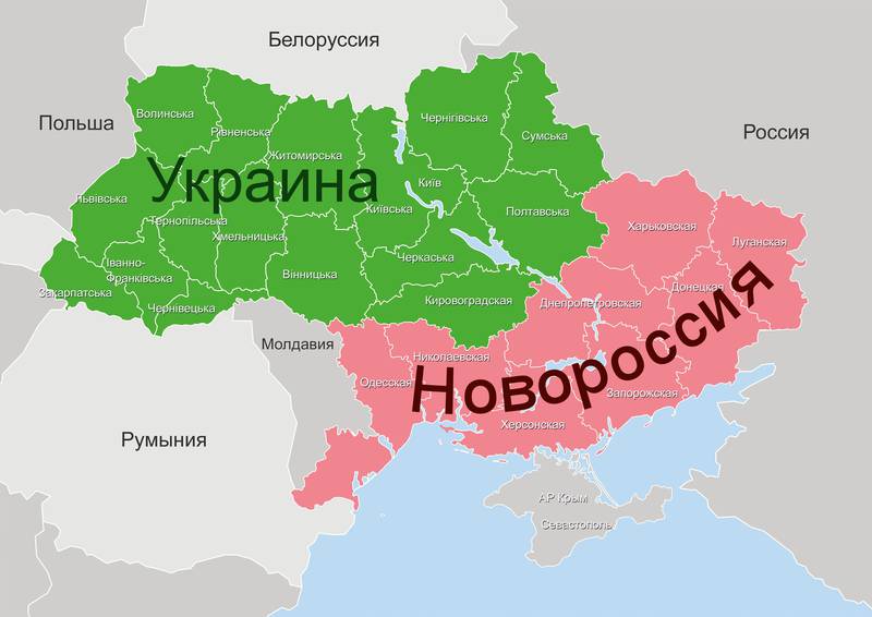 «Украинский» и «новороссийский» векторы