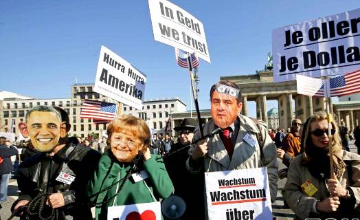 Десятки тысяч немцев протестуют против ратификации ТТИП