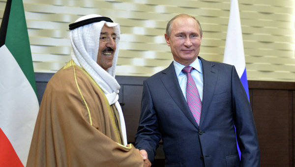 Президент России и эмир Кувейта обсудили непростую ситуацию на Ближнем Востоке