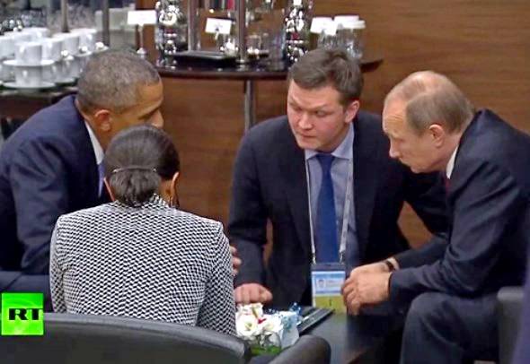Владимир Путин и Барак Обама пообщались в кулуарах саммита G20