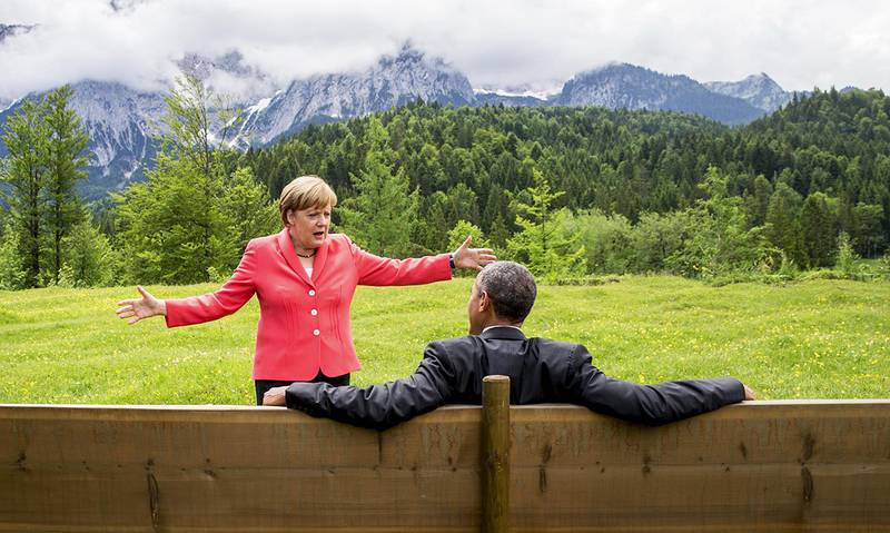Барак Обама навестит Ангелу Меркель в апреле 2016 года