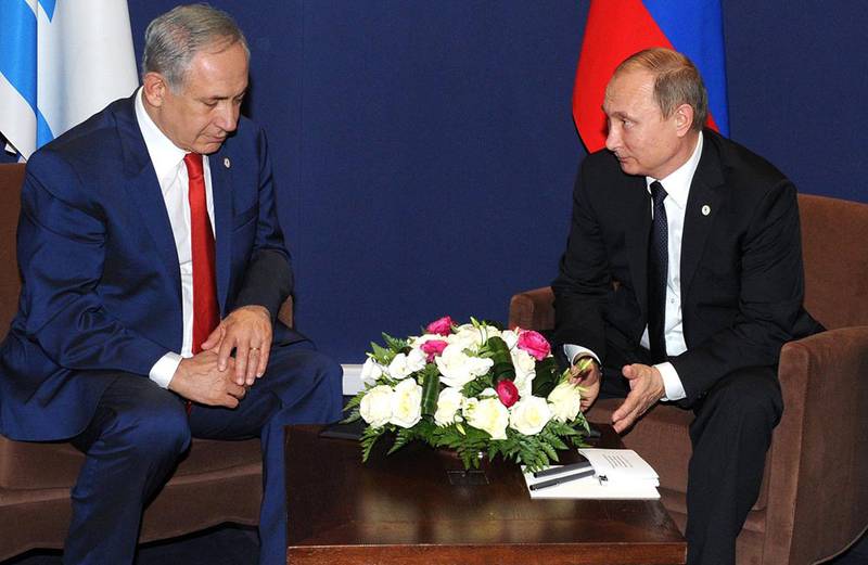 Владимир Путин обсудил с премьером Израиля сирийский кризис