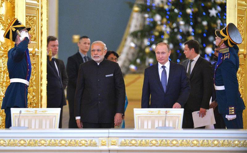 Путин: Россия построит в Индии 6 новых атомных энергоблоков